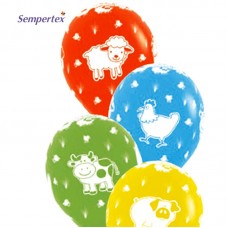 GLOBO ESPECIAL IMPRESO ANIMALES DE LA GRANJA