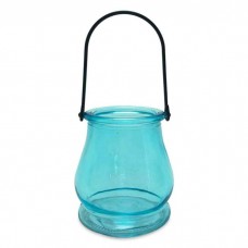 PORTAVELAS DE VIDRIO COLORES COLGANTES 10 CM