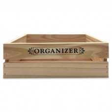 CAJON DE MADERA ORGANIZADOR 2 TABLAS 20 X 30 CM