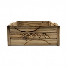 CAJON ORGANIZADOR DE MADERA LINEA CAMPO 36 X 24 X 14 CM