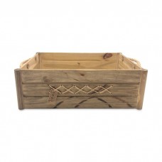 CAJON ORGANIZADOR DE MADERA LINEA CAMPO 40 X 26 X 24 CM