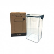 FRASCO DE ACRILICO CON TAPA HERMETICA 1300 ML BLACK