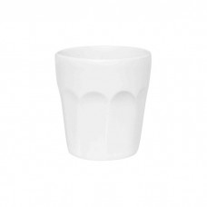 TAZA DE CAFE VASITO DE CERAMICA BLANCO 90 ML