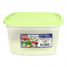 CAJA HERMETICA CUADRADA X 1,2 L NUVA