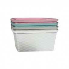 CAJA ORGANIZADORA SIN TAPA TIPO RATAN 5 LITROS KORB CAJA ORGANIZADORA SIN TAPA TIPO RATAN 5 LITROS KORB