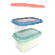 CAJAS HERMETICAS X 3 ORGANIZATE RECTANGULARES 1,4 L CAJAS HERMETICAS X 3 ORGANIZATE RECTANGULARES 1,4 L