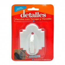 PERCHITAS X 1 GRANDE CON TARUGO Y TORNILLO