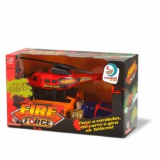 HELICOPTERO DE RESCATE PULL STRING FIRE FORCE LIONELS