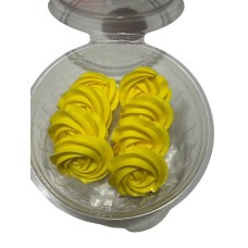 FLORES DE AZUCAR ROSETON 221 X 8 UNIDADES AMARILLO