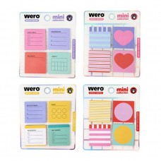 TACO AUTOADHESIVO WERO MINI COLLECTION X 4 TACOS DE 50 H C/U