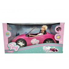MUÑECA TINY Y SU AUTO DESCAPOTABLE