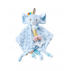 SONAJERO DE PELUCHE CON TRAPITO APEGO ELEFANTITO OK BABY