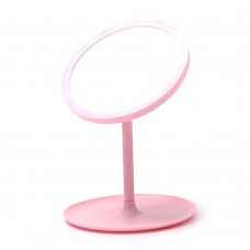 ESPEJO DE PIE CON LUZ LED USB CON BANDEJA PORTAOBJETOS SKORA