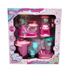 SET DE ELECTRODOMESTICOS TINY HOME X 4 (PROCESADOR-LICUADORA-DISPENSER-CAFETERA)