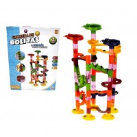 LABERINTO CARRERA DE BOLITAS X 74 PIEZAS KIDS CLUB