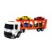 CAMION MOSQUITO CON LUZ Y SONIDOS Y CON 4 AUTOS CITY SERIES