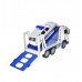 CAMION CON AUTO DE POLICIA CON LUZ Y SONIDO CITY SERIES