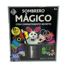 JUEGO DE MAGIA SOMBRERO MAGICO 200 TRUCOS EL DUENDE AZUL