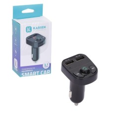 TRANSMISOR FM INALAMBRICO KARSEN SMART CAR 3,1 AMP