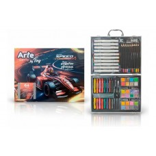 SET DE ARTE BY TINY 64 PIEZAS PARA PEQUEÑOS ARTISTAS FORMULA 1 SPEED RACING SET DE ARTE BY TINY 64 PIEZAS PARA PEQUEÑOS ARTISTAS FORMULA 1 SPEED RACING