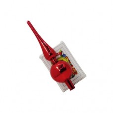 PUNTAL NAVIDEÑO 19 CM ROJO METALIZADO Nº 5