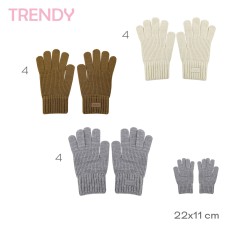 GUANTES DE ADULTO DE LANA TRENDY 31141