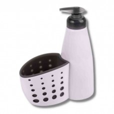 DISPENSER PARA DETERGENTE Y ESPONJA PLASTICO
