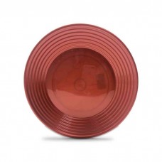 PLATO DE PLASTICO METALIZADO COBRE PLAYO