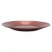 PLATO DE PLASTICO METALIZADO COBRE PLAYO