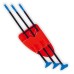 ARCO Y FLECHAS AVENGERS DITOYS 2165 BOW AND ARROW CON PORTAFLECHAS Y BLANCO