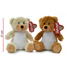 PELUCHE OSO PANZA BLANCA 21 CM