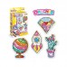 STICKERS GEMAS AUTOADHESIVAS DIAMONDZ CRYSTAL PAINTING STARTER SET X 4
