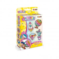 STICKERS GEMAS AUTOADHESIVAS DIAMONDZ CRYSTAL PAINTING STARTER SET X 4