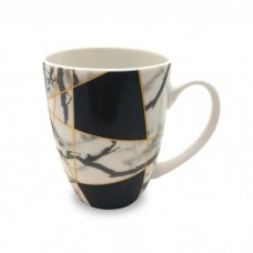 TAZA DE CERAMICA MUG ESTAMPADA 360 ML MARMOL