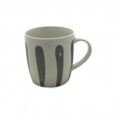 TAZA DE CERAMICA MUG DECORADO BASTONES 300 ML