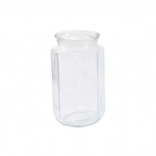 FRASCO DE VIDRIO HERMETICO HEXAGONAL X 1400 ML FRASCO DE VIDRIO HERMETICO HEXAGONAL X 1400 ML