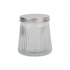 FRASCO DE VIDRIO RAYADO CON TAPA METAL 0600 ML FRASCO DE VIDRIO RAYADO CON TAPA METAL 0600 ML