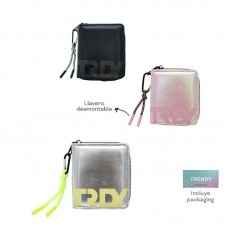 BILLETERA DE DAMA FICHERO CHICO TRENDY CON CIERRE BILLETERA DE DAMA FICHERO CHICO TRENDY CON CIERRE