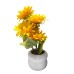 PLANTA ARTIFICIAL 30 CM ALTO CON FLORES GIRASOL Y MACETA PLANTA ARTIFICIAL 30 CM ALTO CON FLORES GIRASOL Y MACETA
