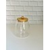 FRASCO DE VIDRIO CON TAPA HERMETICA BAMBU BOMBE 1000 ML