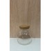 FRASCO DE VIDRIO CON TAPA DE CORCHO 900 ML