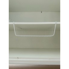 CANASTA DE ALAMBRE PARA COLGAR BLANCO 36 CM