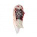 HALLOWEEN - CARETA CALAVERA CON VELO CON SANGRE