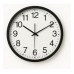 RELOJ DE PARED 40 CM BORDE NEGRO