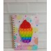 LIBRETA INFANTIL CON POP IT ICE CREAM