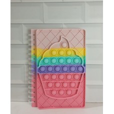 LIBRETA INFANTIL CON POP IT CUPCAKE