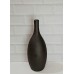 FLORERO DE CERAMICA NEGRO SANTORINI BOTELLA