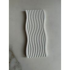 BANDEJA MDF ONDAS WHITE 25 X 10 CM