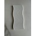 BANDEJA MDF ONDAS WHITE 25 X 10 CM