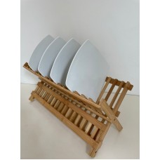 SECAPLATOS ESCURRIDOR DE BAMBU 12 PLATOS SECAPLATOS ESCURRIDOR DE BAMBU 12 PLATOS